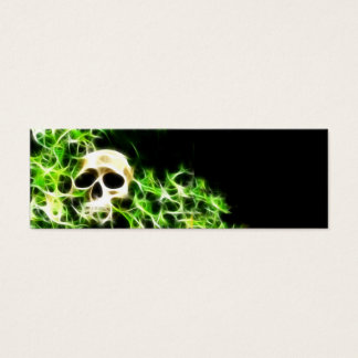 Abstract skull bookmark