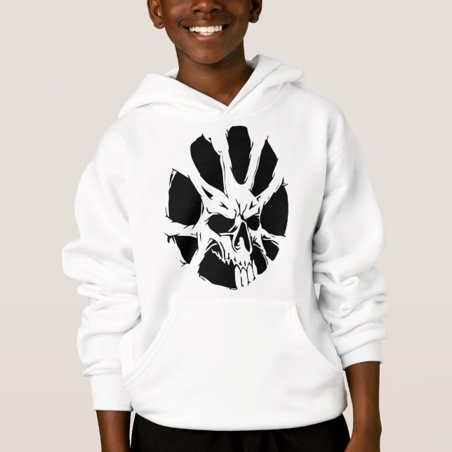 Abstract Skull Roots: Dark Art (Front)