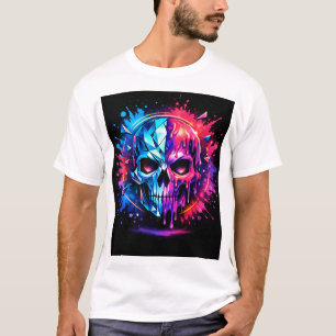 Abstract Skull T-Shirt