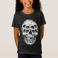 Abstract Skull with Multiple Eyes