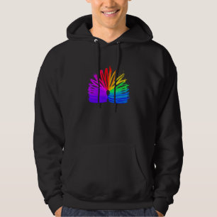Abstract Slinky Retro Slinky Slinky Manipulation Hoodie