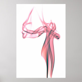 Abstract - Smoke 1 Poster