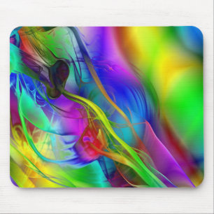 Abstract Smoke Art Mouse Mat
