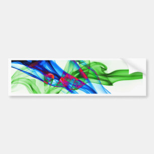 Abstract Smoke Art Photography Bumper Sticker