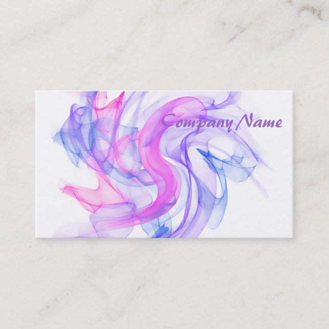 Abstract  Smoke on the Water Business Card (Front)