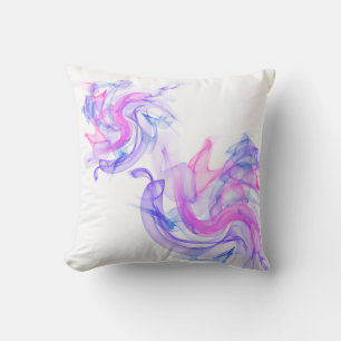 Abstract Smoke on the Water Cushion