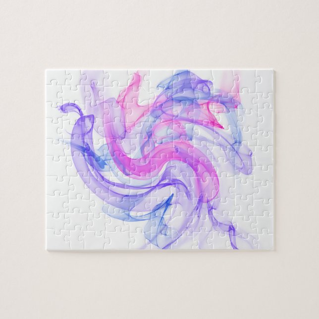 Abstract  Smoke on the Water Jigsaw Puzzle (Horizontal)