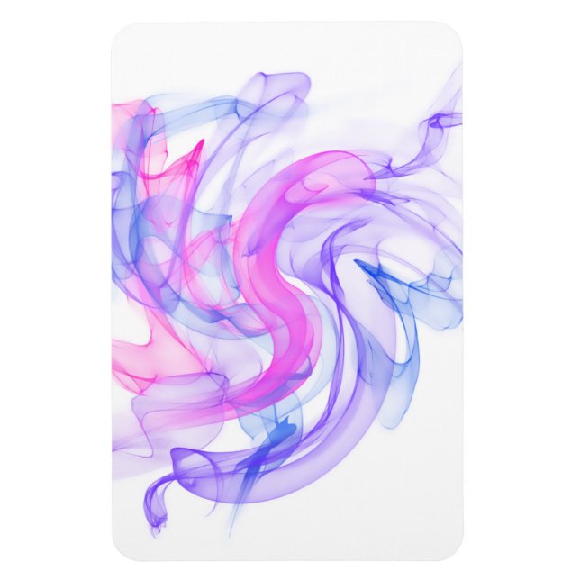 Abstract  Smoke on the Water Magnet (Vertical)