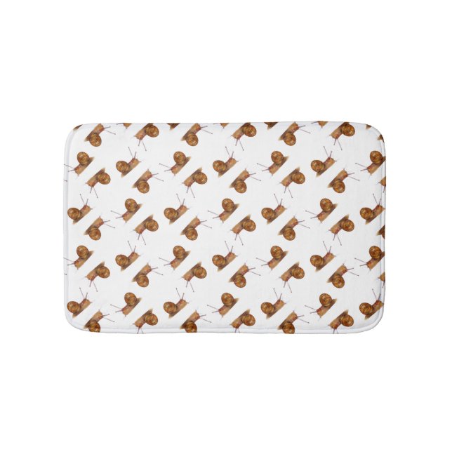 Abstract snail pattern bath mat (Front)