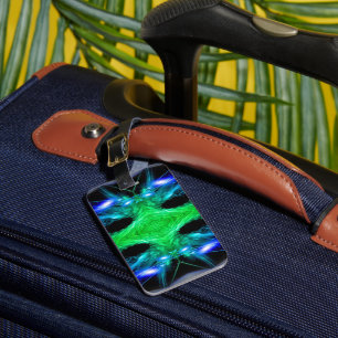 Abstract Snowflake Luggage Tag