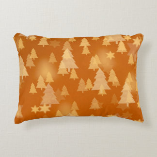 Abstract snowflakes. 2d illustration. Christmas ti Decorative Cushion