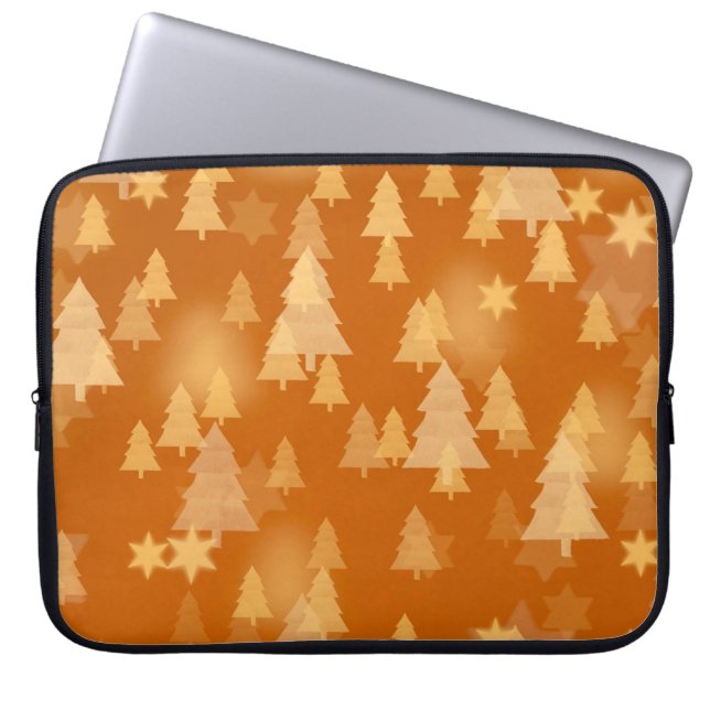 Abstract snowflakes. 2d illustration. Christmas ti Laptop Sleeve (Front)