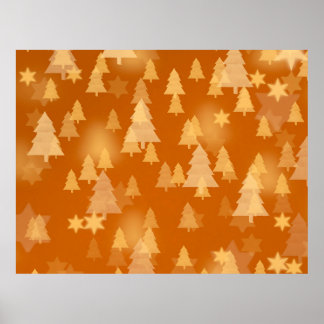 Abstract snowflakes. 2d illustration. Christmas ti Poster