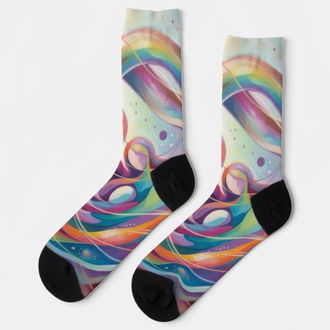 Abstract Socks (Left)