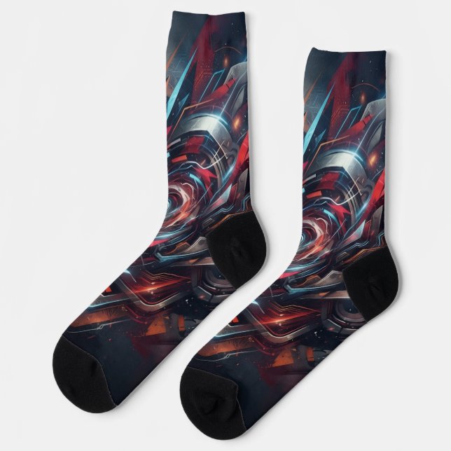 Abstract Socks (Left)