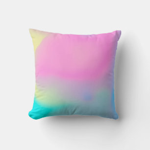 Abstract soft cloud background in pastel colorful cushion