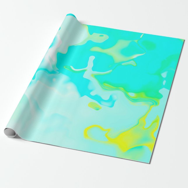 Abstract soft cloud background in pastel colorful  wrapping paper (Unrolled)