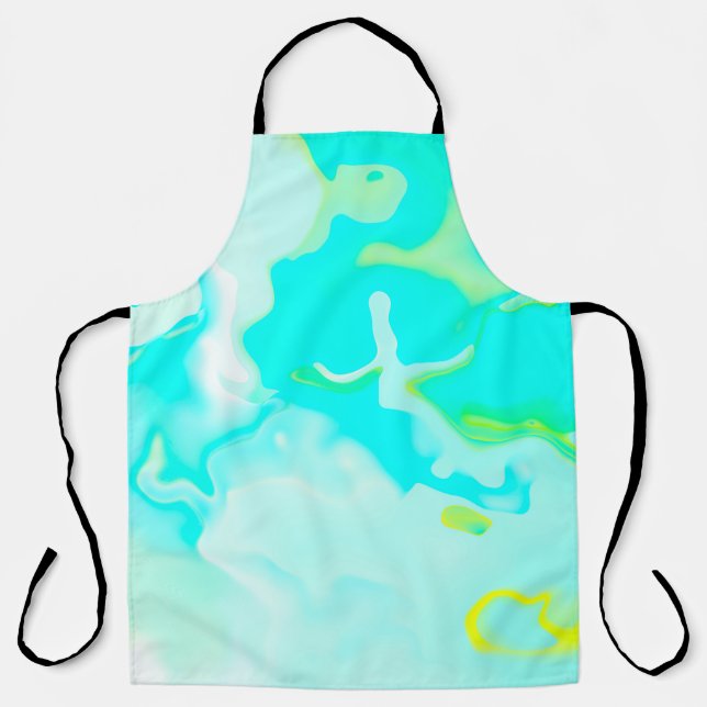 Abstract soft cloud background in pastel colourful apron (Front)
