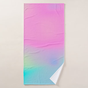Abstract soft cloud background in pastel colourful bath towel