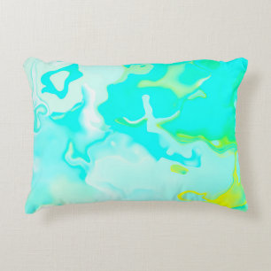 Abstract soft cloud background in pastel colourful decorative cushion