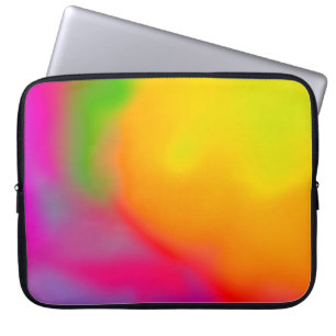 Abstract soft cloud background in pastel colourful laptop sleeve