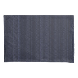 Abstract Soft Hues Deep Blue Subtle Stripe Pillowcase