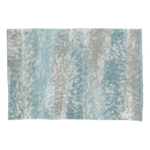 Abstract Soft Hues Grey Teal Pillowcase