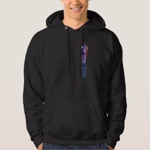 Abstract space galaxy brush stroke Premium Hoodie