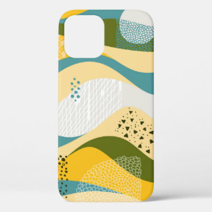 Abstract Space: Smooth Line Ornaments. iPhone 12 Case