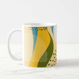 Abstract Space: Smooth Line Ornaments. Coffee Mug