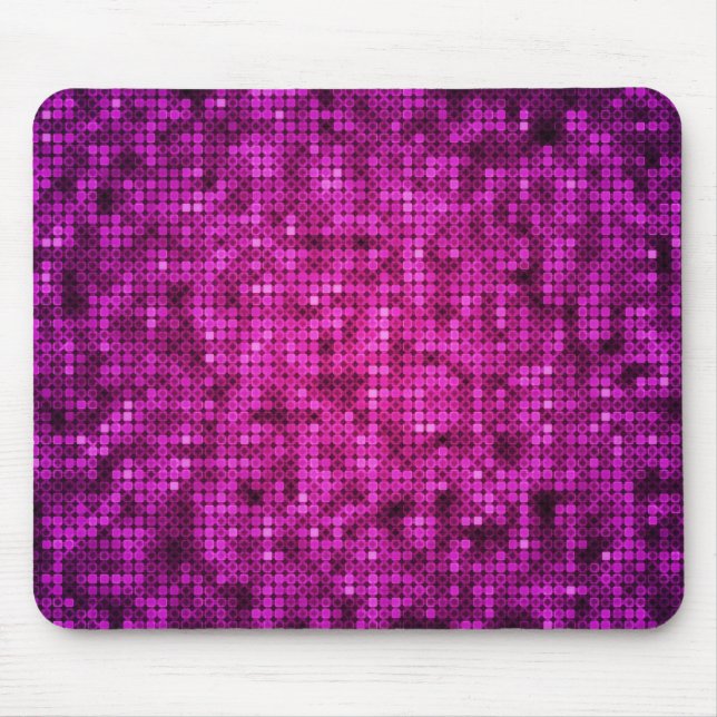Abstract sparkling disco design mouse mat (Front)