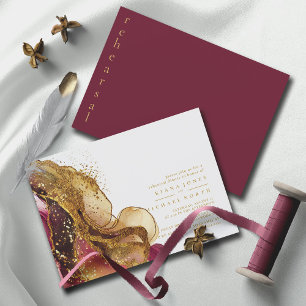 Abstract Sparkling Wedding Rehearsal Wine ID1018