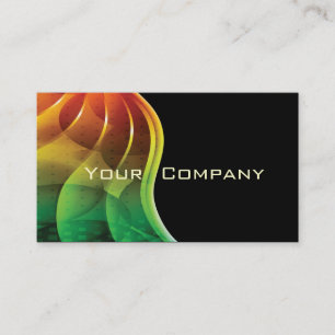 abstract spectrum abstract business cards. card