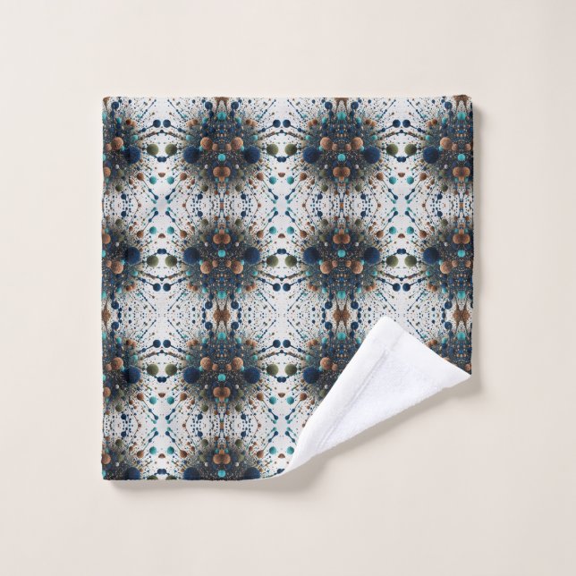 Abstract Sphere Cluster Blanket Wash Cloth (Wash Cloth)