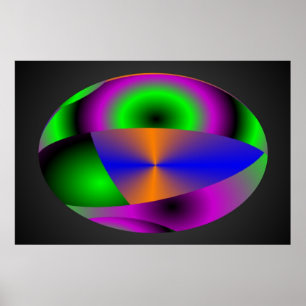 Abstract Spheres Poster