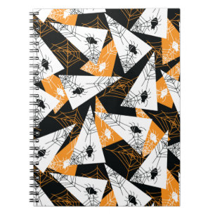 Abstract Spider Cobweb Pattern I Notebook