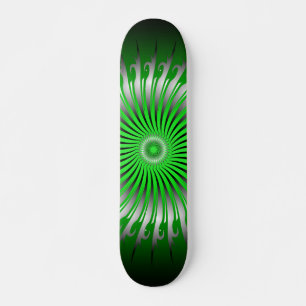 Abstract Spiral: Custom Skateboard