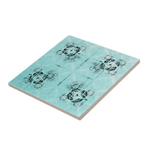 Abstract Spiral Delight Ceramic Tile