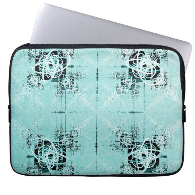 Abstract Spiral Delight Laptop Sleeve (Front)