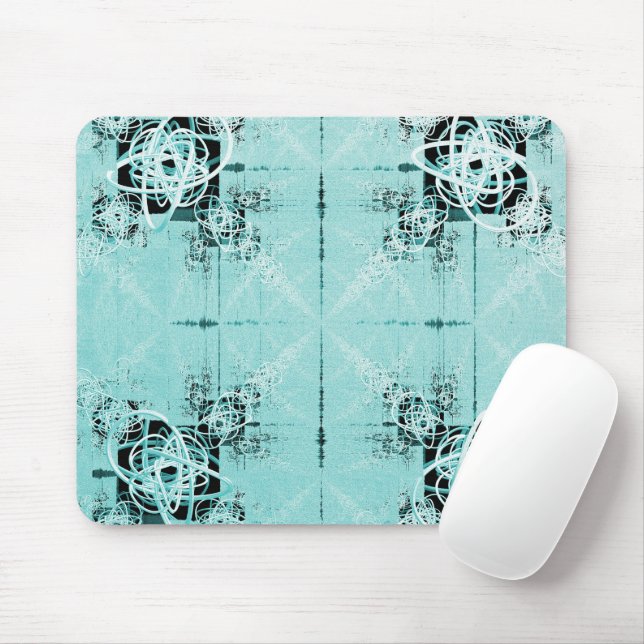 Abstract Spiral Delight Mousepad (With Mouse)