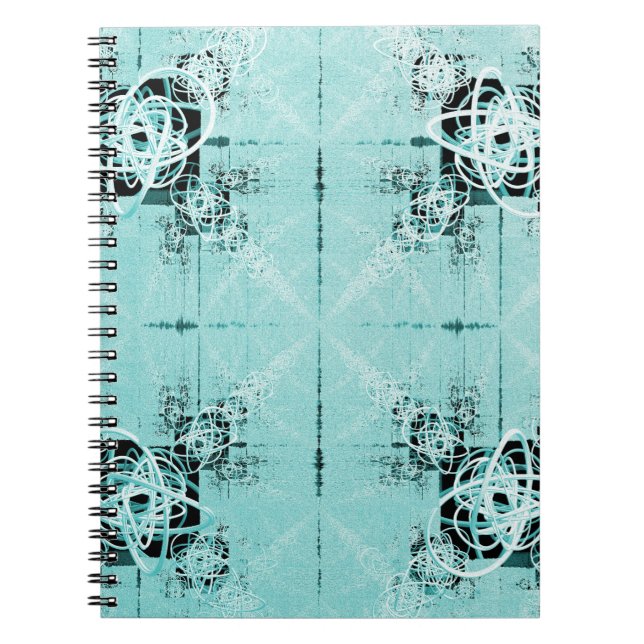 Abstract Spiral Delight Spiral Notebook (Front)