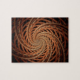 Abstract - Spiral - Mental roller coaster Jigsaw Puzzle