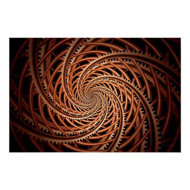 Abstract - Spiral - Mental roller coaster Poster (Front)