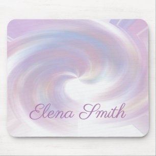 Abstract Spiral Mouse Mat