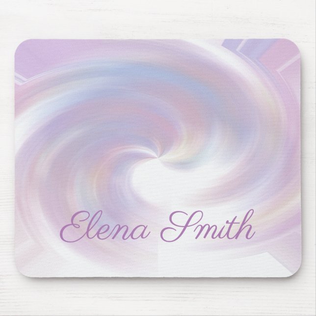 Abstract Spiral Mouse Mat (Front)