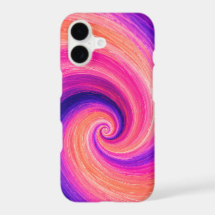 Abstract Spiral Paint Swirl Pattern