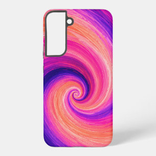 Abstract Spiral Paint Swirl Pattern Samsung Galaxy Case