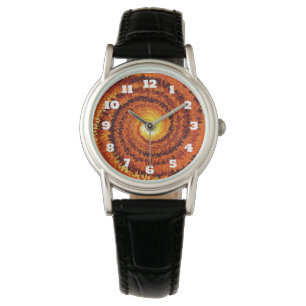 Abstract Spiral Sun Watch