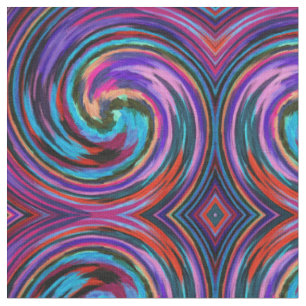 Abstract Spiral Swirl Pattern #109 Fabric