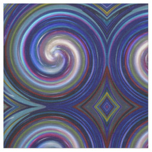 Abstract Spiral Swirl Pattern #25 Fabric
